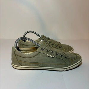 Taos Moc Star Womens Size 11 Distressed Sage Lace Up Shoe Casual Sneaker
